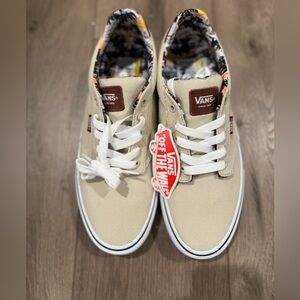 Men’s Vans (Aloha) Atwood Deluxe Oatmeal-White Men’s Size 10 NWT NEVER WORN
